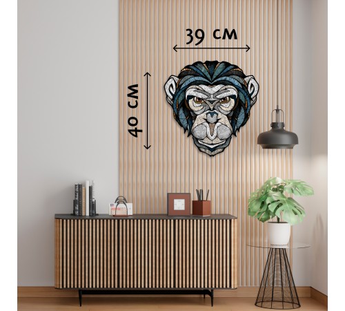 Деревянный фигурный пазл EWA Шимпанзе L (40x39 см) Деревянный фигурный пазл EWA Шимпанзе L (40x39 см)