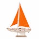 Сборная модель из дерева Lemmo Корабль Парусная Яхта "Оранжевый бриз"