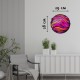 Деревянный, фигурный пазл EWA Розовая планета M (29х28 см)