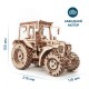 Сборная модель деревянная 3D EWA Трактор БЕЛАРУС 82