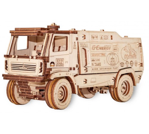 Конструктор деревянный 3D EWA МАЗ-5309RR 1:20