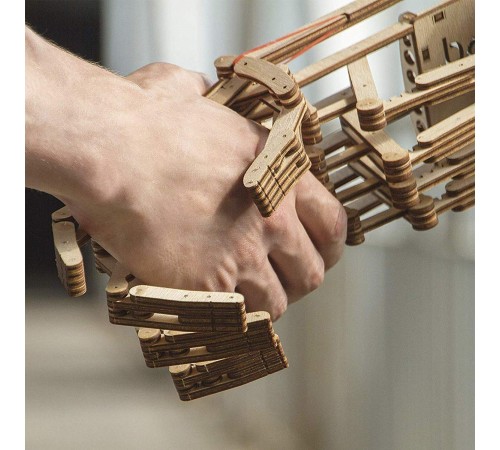 Механический 3D-пазл из дерева Wood Trick Экзоскелет Рука