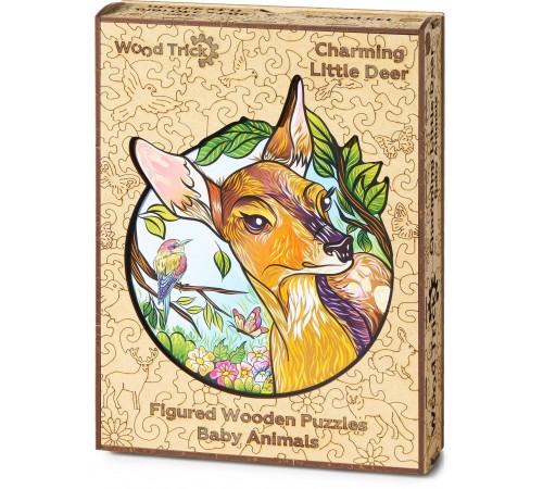 Деревянный пазл Wood Trick Очаровательный Олененок (28x23 см)