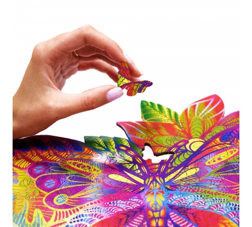 Деревянный пазл Wood Trick Драгоценная бабочка (36x28 см)