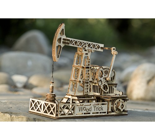 Механический 3D-пазл из дерева Wood Trick Нефтяная Вышка