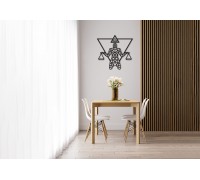Деревянный декор настенный, панно, сборная модель EWA Design Знаки Зодиака Весы