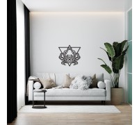 Деревянный декор настенный, панно, сборная модель EWA Design Знаки Зодиака Рак