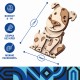 Деревянный конструктор, 3D пазл DROVO Щенок ДРУЖОК