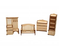 Мебель для кукольного домика ХэппиДом "Прихожая" из дерева