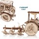Сборная модель деревянная 3D EWA Трактор БЕЛАРУС 82.3 с плугом