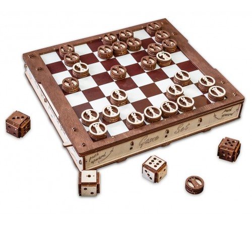 Конструктор деревянный 3D EWA Gameset Игровой набор