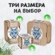 Деревянный фигурный пазл EWA Волк S (25x19 см)