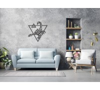 Деревянный декор настенный, панно, сборная модель EWA Design Знаки Зодиака Скорпион