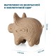 Деревянный 3D пазл копилка EWA Свинка