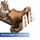 Механический деревянный конструктор DROVO Робот Drover