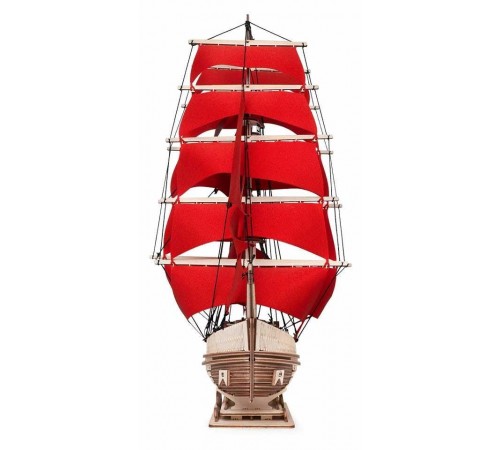 Сборная модель из дерева Lemmo Корабль с парусами "Секрет Океана"