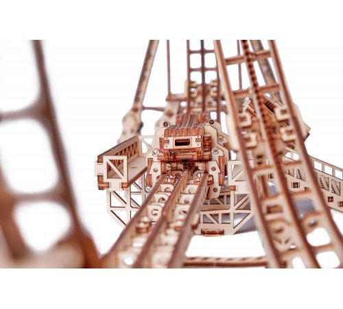 Механическая сборная модель из дерева Wood Trick Большие Американские горки Механическая сборная модель из дерева Wood Trick Большие Американские горки