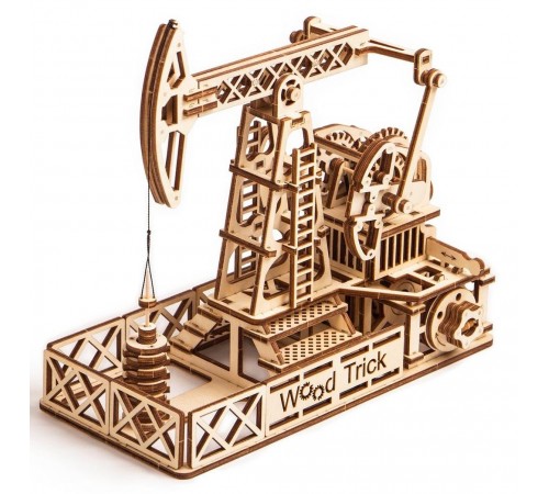 Механический 3D-пазл из дерева Wood Trick Нефтяная Вышка