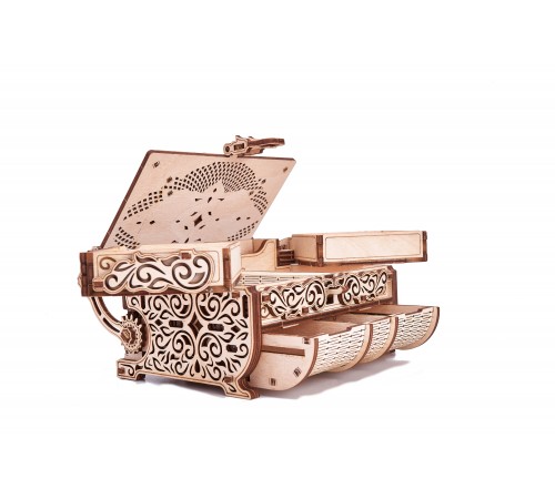 Cборная модель Wood Trick Шкатулка, декорированная кристаллами Swarovski ®