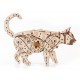 Сборная модель деревянная, конструктор 3D EWA Механический Кот (Кошка)