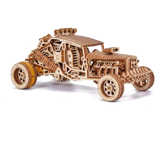 Механическая сборная модель из дерева Wood Trick Безумный Багги