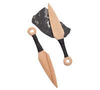 Деревянный японский нож Кунай (2 шт)