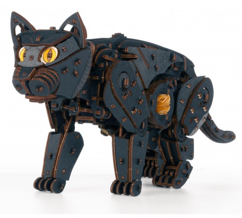 Сборная модель деревянная 3D EWA Механический Черный Кот (Кошка) Сборная модель деревянная 3D EWA Механический Черный Кот (Кошка)