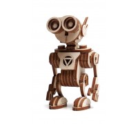 Конструктор 3D деревянный подвижный Lemmo Робот Санни