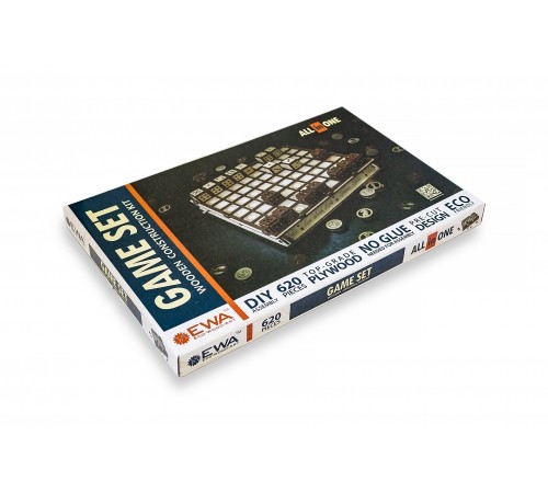 Конструктор деревянный 3D EWA Gameset Игровой набор
