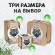 Деревянный, фигурный пазл EWA Филин M (28х28 см)