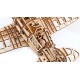Конструктор деревянный 3D, сборная модель EWA Самолет с мотором