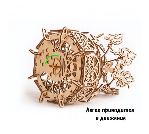 Механический 3D-пазл из дерева Wood Trick Карусель