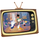 Деревянный фигурный пазл EWA Малыш и Карлсон S 29x25см