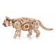 Сборная модель деревянная, конструктор 3D EWA Механический Кот (Кошка)