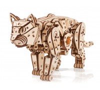 Сборная модель деревянная, конструктор 3D EWA Механический Кот (Кошка)