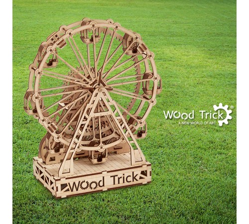 Механическая сборная модель Wood Trick Механическое колесо обозрения