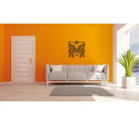Деревянный декор настенный, панно, сборная модель EWA Design Знаки Зодиака Близнецы
