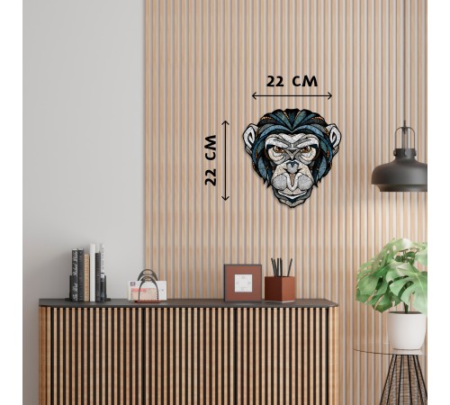 Деревянный фигурный пазл EWA Шимпанзе S (22x22 см)