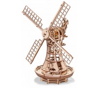 Сборная модель деревянная 3D EWA Ветряная мельница механическая