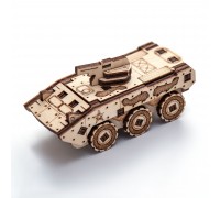 Деревянный конструктор, сборная модель Армия России БТР