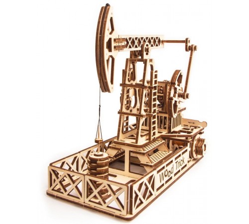 Механический 3D-пазл из дерева Wood Trick Нефтяная Вышка