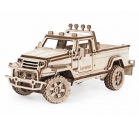 Сборная модель из дерева Lemmo Внедорожник "Кондор" с прицепом