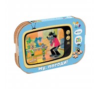 Деревянный 3D пазл Ну, погоди 40x29 см