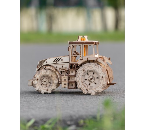 Конструктор деревянный 3D EWA Трактор