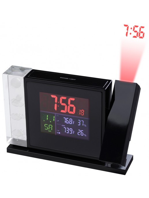 Часы Bresser MyTime Crystal P с цветным дисплеем и проектором