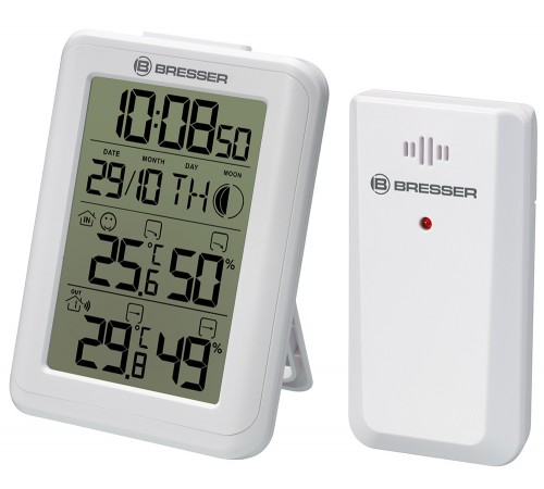 Гигрометр с часами Bresser MyClimate, белый Гигрометр с часами Bresser MyClimate, белый