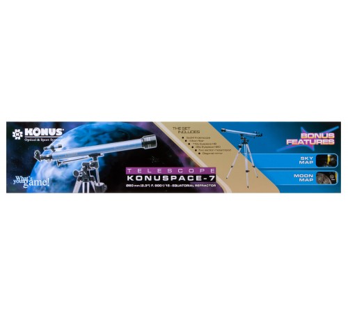 Телескоп Konus Konuspace-7 60/900 EQ Телескоп Konus Konuspace-7 60/900 EQ