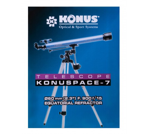 Телескоп Konus Konuspace-7 60/900 EQ Телескоп Konus Konuspace-7 60/900 EQ