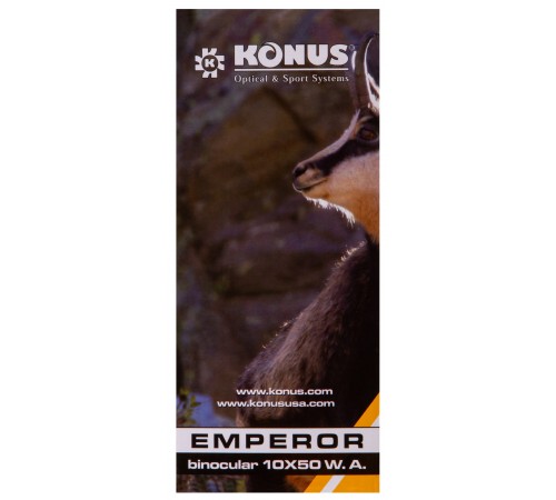 Бинокль Konus Emperor 10x50 WA Green