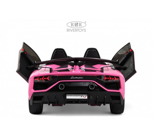 Детский электромобиль Lamborghini Aventador SVJ (A111MP) розовый